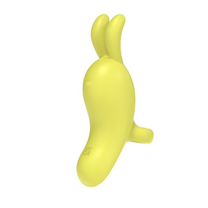 Doigtier vibrant en silicone et ABS en forme de lapin pour stimulation adulte des mamelons et du clitoris - Product Image 1