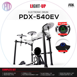 ชุดกลองไฟฟ้า LED รุ่นล่าสุด PD ชุดกลองดิจิตอลระดับมืออาชีพ ชุดกลองไฟฟ้าหัวตาข่าย สำหรับผู้ใหญ่ ขายส่ง - Product Image 2