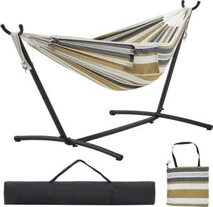 Danlong <span class=keywords><strong>hamac</strong></span> <span class=keywords><strong>double</strong></span> extérieur avec support <span class=keywords><strong>pour</strong></span> 2 personnes ensemble de support de <span class=keywords><strong>hamac</strong></span> avec sac de transport de rangement <span class=keywords><strong>hamac</strong></span> portable robuste intérieur - Product Image 3