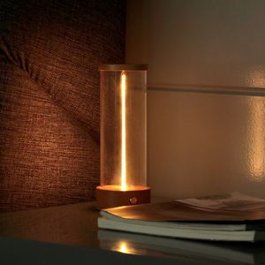 Custom Logo <b>Rechargeable</b> <b>USB</b> LED Table Lamp Warm White Desk <b>Light</b> for Restaurant Hotel Bedroom Small Night <b>Lights</b> - Product Image 2