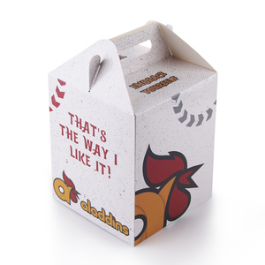 Caja de papel desechable para almacenamiento de comida rápida, cajonera personalizada para pollo, fritos y hamburguesas - Product Image 6