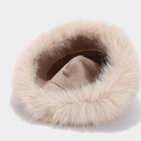 Chapeau Bob Hiver Chaud en Peluche SJ Personnalisé pour Femme, Casquette de Ski et de Pêche, Chapeau Bob Doux et Moelleux en Fausse Fourrure
