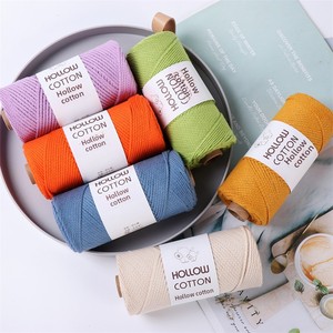 Fil <span class=keywords><strong>de</strong></span> coton creux cardé <span class=keywords><strong>de</strong></span> 2 mm <span class=keywords><strong>pour</strong></span> tricot et crochet, idéal <span class=keywords><strong>pour</strong></span> sacs et chapeaux DIY, fil <span class=keywords><strong>de</strong></span> <span class=keywords><strong>laine</strong></span> perlé à brins ronds - Product Image 3