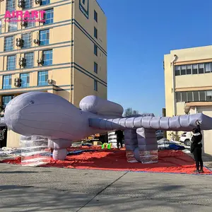 Avion gonflable géant de décoration extérieure, drones de modèle d'avion gonflable personnalisés