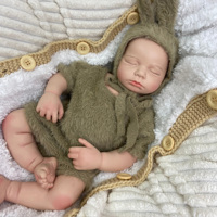 Poupée Reborn en Silicone Souple de 50 cm, Effet Peau de Bébé Réaliste, Faible Visibilité des Lignes de Moulage, Idéale pour la Décoration et l'Exposition à Domicile