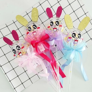 Đồ Chơi <span class=keywords><strong>Led</strong></span> Bóng Đũa Thần Nhấp Nháy Phát Sáng Gậy Ngôi Sao Phát Sáng Kẹo Hoạt Hình Thỏ Trong Suốt - Product Image 2