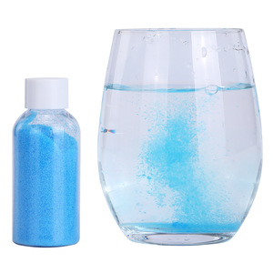 Polvo limpiador para herramientas de barbería, solución de limpieza reutilizable azul para equipos de peluquería - Product Image 4
