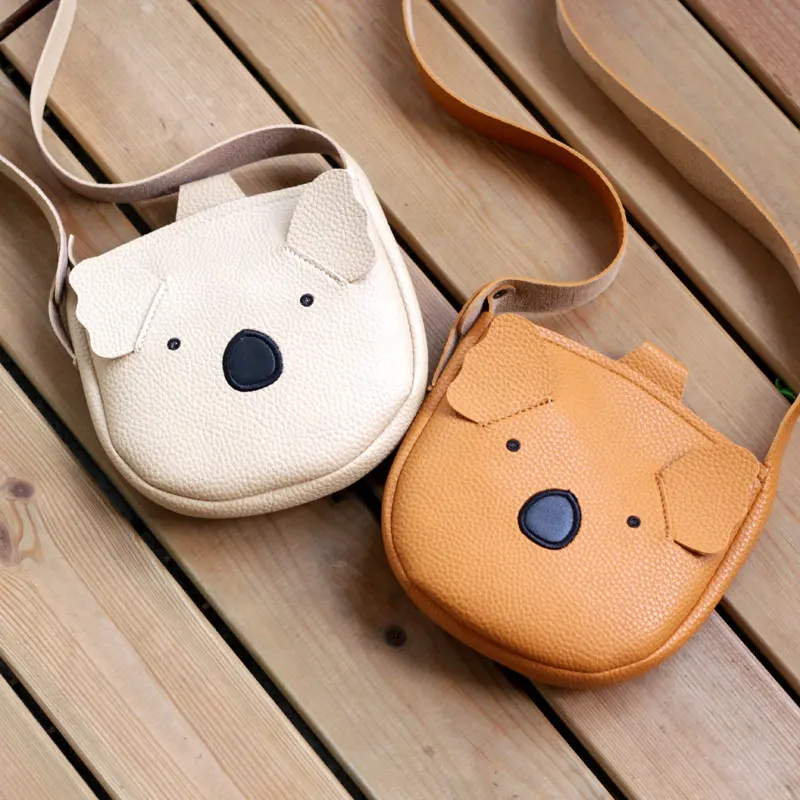 Tas Dompet Koin Anak Kecil Motif Koala, Tas Tangan Anak Laki-laki Kecil, Dompet Koin Anjing Lucu