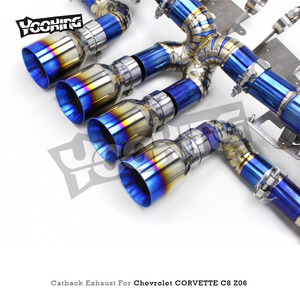 Système d'échappement OBM Titanium Catback High Flow Downpipe pour <span class=keywords><strong>Chevrolet</strong></span> CORVETTE C8 Z06 2019-2023, silencieux Valvetronic - Product Image 3