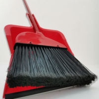 Balai Super Angle Pro avec pelle intégrée, attaches sur les manches de balai, parfait pour la maison, la cuisine, le bureau, les surfaces et les sols