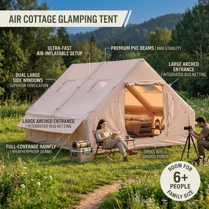 Tente de pique-nique gonflable, imperméable, coupe-vent, installation rapide, portable, pour la <span class=keywords><strong>famille</strong></span>, le camping en plein air, la plage, les voyages - Product Image 1