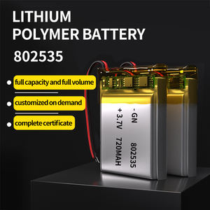 Оптовая продажа <span class=keywords><strong>802535</strong></span> аккумуляторная полимерная батарея <span class=keywords><strong>3</strong></span>,7 В литий-полимерная батарея 720 мАч <span class=keywords><strong>802535</strong></span> литиевая Липовая батарея - Product Image 2