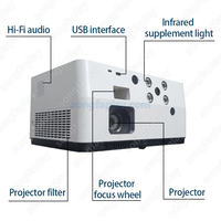 SN4000 Mur interactif AR populaire Réalité augmentée Écran LCD 1080P Portable Extérieur Jeu de tir interactif 3D Projecteur