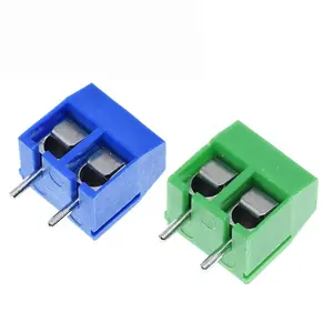 KF301-2P 301-2P 2 Pin Plug-In Sekrup Terminal Blok Konektor 5.08Mm Laras 2 Pin Sekrup Terminal Blok Bagus