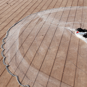 Chất lượng cao 12ft 1/4 "1.25lb <span class=keywords><strong>Nylon</strong></span> Monofilament chì Chain Sinker đáy túi Fishing Cast <span class=keywords><strong>Net</strong></span> - Product Image 5