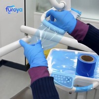 Película de Protección de Barrera Suave de PE de Alta Calidad, 30 cm de Ancho, de Un Solo Uso, Fácil de Rasgar con la Mano, Película de Embalaje en Venta
