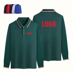 Best Quality Men's Cotton for T-Shirt Long Sleeve Casual Summer Solid Pattern Plus Size Compressed Wholesale Unisex Embroidery - Product Image 1