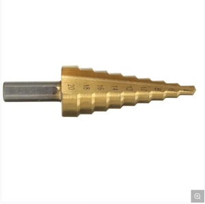 Apex Whole sale HSS 4241 4-12mm 4-20mm 4-32mm Hex Shank <b>Step</b> <b>Drill</b> Bit set for Metal Wood - Product Image 5