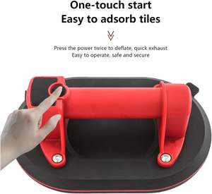 Elevador de ventosa Manual eléctrico de 10 pulgadas con pantalla LED Carga máxima de 260kg para baldosas de granito de vidrio grandes de Metal - Product Image 5