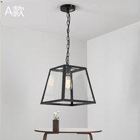 Lustre contemporain à quatre lumières avec abat-jour en verre et structure en métal noir, hauteur réglable, pour la maison, les restaurants et les salles à manger