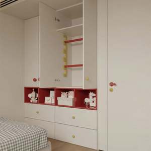 Fabricant chinois Vente directe Armoire pour enfants Armoire en bois de haute qualité pour enfants - Product Image 4