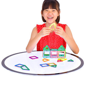 โต๊ะกิจกรรมเสริมพัฒนาการรูปทรงกลมและสี่เหลี่ยมสำหรับเด็ก พร้อมไฟ LED ของเล่นเสริมประสาทสัมผัสสำหรับเด็ก - Product Image 1