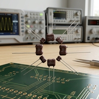 Condensateur en mica hermétiquement scellé, composant électronique de haute précision haute tension pour circuit de diffusion