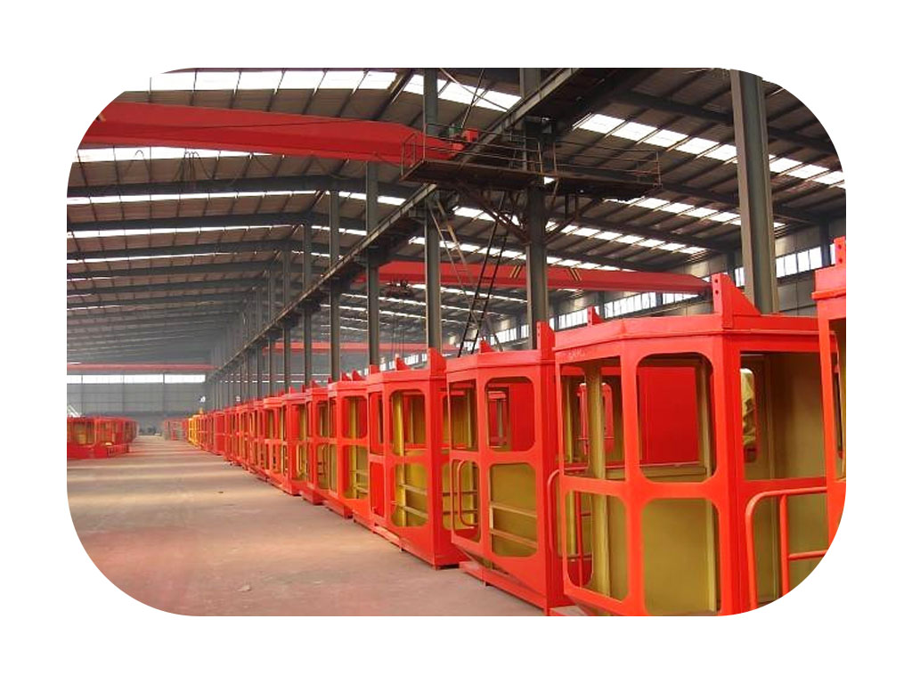 Hook Double Girder Overhead Travelling Crane 100 / 20T 22m Lifting Height