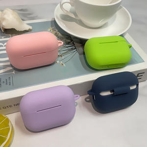 เคสซิลิโคนนิ่มแบบนิ่มพิเศษ ป้องกันการกระแทก พร้อมห่วงคล้อง สำหรับ Apple Airpods Pro รุ่นที่ 2 ปี <span class=keywords><strong>2022</strong></span> - Product Image 5