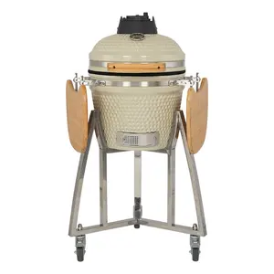 SEB KAMADO 16inch Barbecue Grills Ceramic Bbq Kamado Outdoor Camping Grill Kamado Bbq