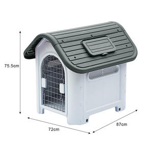 2024 extérieur en plastique pour animaux de compagnie amovible et lavable protection solaire chenil très grand chien <span class=keywords><strong>maison</strong></span> casa para perro à vendre - Product Image 1