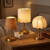 Lámpara de Mesa Táctil Portátil de Diseño Nórdico Moderno, Funciona con Batería, Decoración para Restaurantes, Hoteles de Lujo