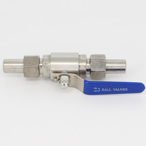 Vanne à boisseau sphérique à filetage externe en acier inoxydable 304, modèle Q21F-16P, pour instruments à haute température et pression, à brancher manuellement - Product Image 2