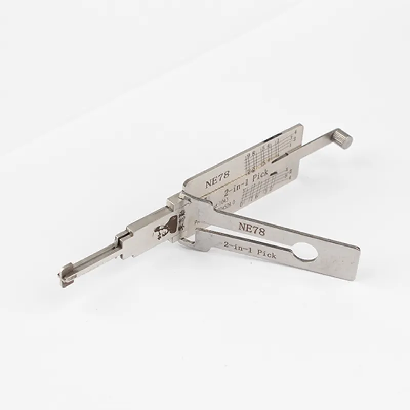 Cninglishi — ensemble de crochets de serrure 2 en 1, outils de serrurier pour Peugeot et citroën, ouvre-porte de voiture