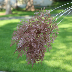 Flores Artificiales de Seda, Rosas y Hierba, Decoración para Bodas, Flores de Plástico Duraderas para Colgar en Techo y Pared - Product Image 5