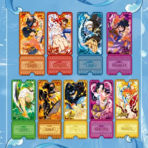 Tablero de Arte Anime One Piece, Tarjeta Coleccionable Personalizada, Personaje de <span class=keywords><strong>Manga</strong></span> Chino, Borde Dorado, Tablero Shikishi, Juego de Mesa, Decoración de Pared, Regalo - Product Image 1