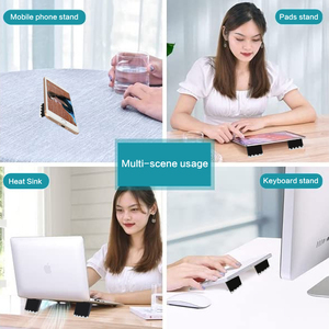 Xách tay PU máy tính xách tay đầu gối bàn PU Sofa giường bảng thân thiện với môi máy tính xách tay đứng <span class=keywords><strong>Lap</strong></span> bàn với đệm và mềm mại cổ tay Pad - Product Image 5