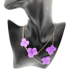 Gioielli botanici fatti a mano in oro 18 carati con fiore reale <span class=keywords><strong>2022</strong></span> fiori pressati collana con ciondolo ortensia in resina a strati - Product Image 4