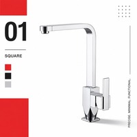 Robinet de cuisine moderne en or brossé avec douchette extractible, eau chaude et froide, prix de gros usine, haute qualité