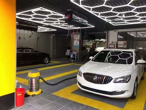 Enrouleur de tuyau d'eau et d'air pour lavage de voiture auto-rétractable avec câble électrique multicolore et haute pression - Product Image 5