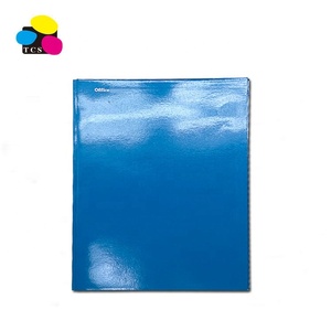 Hot bán <span class=keywords><strong>handmade</strong></span> Glossy nhiều lớp 3 prongs hai túi giấy tập tin thư mục - Product Image 4