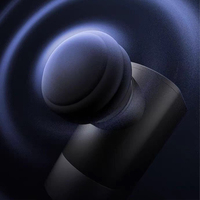 Masseur musculaire portable de poche à vibrations, sans fil, design silencieux, massage profond des tissus, 4 têtes de massage, utilisation sur tout le corps
