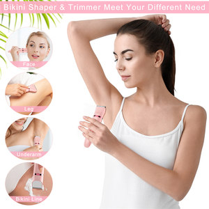 Raseuse bikini RSCW-201803 pour femmes, rasoirs électriques 3 en 1 pour femmes, rasoir corporel étanche pour utilisation humide ou sèche - Product Image 3