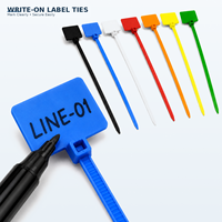 Etiquetas de Identificación para Cables, Multicolores, de Nailon, con Cierre Automático, para Organización y Clasificación de Cables