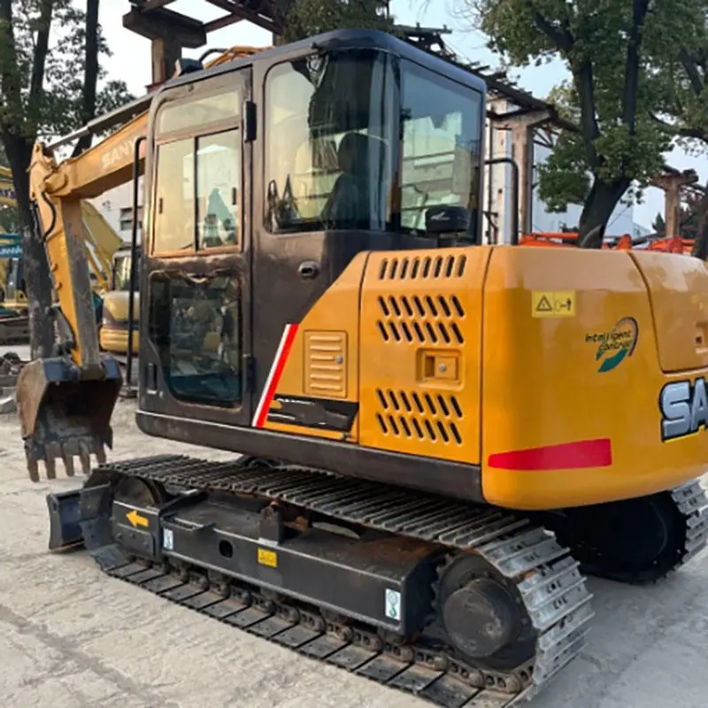 Used Sy75c Cheap Price 7 ton Hydraulic Digger Machinery Crawler Excavator Mini Excavator