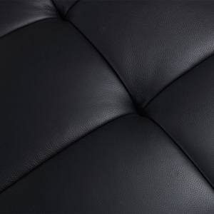 Sofá Moderno de Tres Plazas Reclinable con Detalles en Cuero y Estructura de Madera, Cuero de Primera Calidad, para Sala de Cine en Casa, Sala Multimedia, Villa de Lujo - Product Image 5