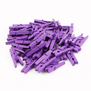 Mini Pinzas de Madera para Ropa, Fotos, Manualidades, Proyectos DIY, Decoración, Notas Adhesivas, Clips de Madera para el Hogar y Uso Diario - Product Image 1