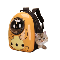 Sac à dos de transport pour animaux de compagnie, léger, pliable, respirant, en PVC, réglable, chaud, grande capacité, pour chats, chiens et petits animaux