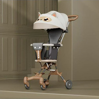 Poussette bébé améliorée, légère et pliable, pour enfants de 0 à 5 ans, avec position haute