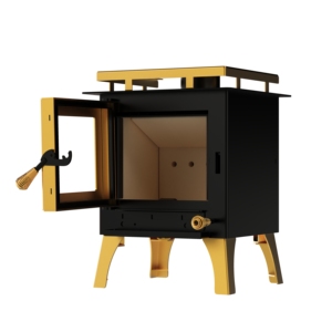 Poêle à bois ultra-compact et léger en acier au carbone <span class=keywords><strong>pour</strong></span> tente, cabane, camping-car - Product Image 3